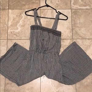 Universal Threads Romper Size XS Gray, Black,White